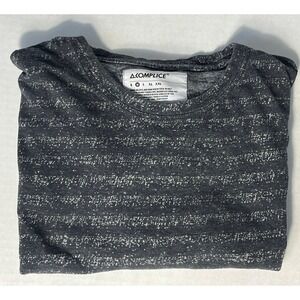 AKOMPLICE CLOTHING COMPANY‎ V.S.O.P.  Gray/black T-Shirt Mens Sz Medium VSOP